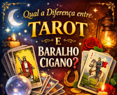 Qual a Diferen�a entre Tarot e Baralho Cigano?